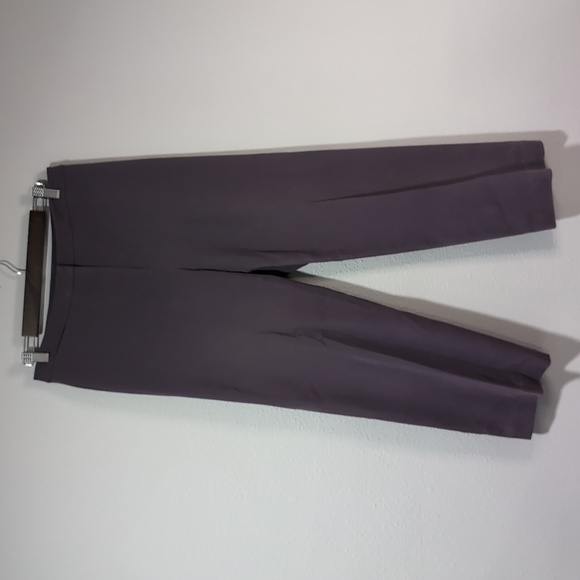 Eileen Fisher Women's Violet Blend‎ Mid Rise Straight Leg Dress Pants S - Picture 1 of 3